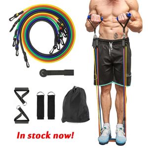 Resistance Bands 11pcs/set Pull Rope Fitness Exercises Set Latex Tubes Sport Traini Pedal Excerci