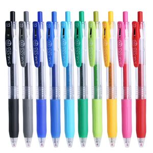 Gel Pens Zebra Sarasa Clip JJ15 20色0.5mmクイックドライプレスボールポイントペン日本語文房具ジャーナル