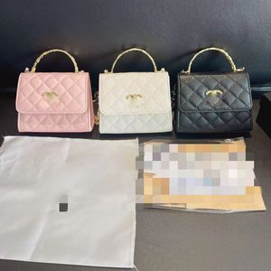 Chanei Crossbody Bags маленькая слинг -сумка для женщин -мессенджеров сумки для плеч сумки модельер Designer Bag 22B Эмалевая сумка для драгоценного камня Вертикальная тарелка 16x13x5см