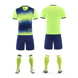 Utomhus-t-shirts Fotbollsdräkt Kids Mäns fotbollströjor Set pojkar Vuxen som kör träning Uniform Soccer Team Shirt Suit Equipment No Socks 230215