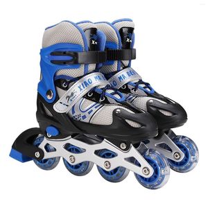 Athletic Shoes Children Roller Skates 4 Wheel Skating Adjustable Rollerskating For Teenager Freestyle Patins Kids Toys#G30