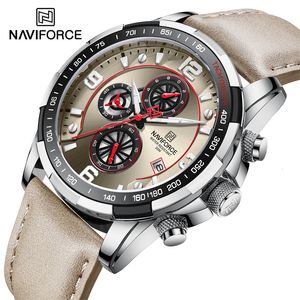 Wristwatches Top Brand Luxury NAVIFORCE 100% Original Fashion Watch For Men Multifunction Sport Waterproof Man Quartz WristWatches Clock 230215