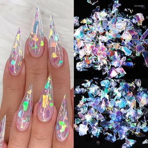 Nail Art Decorations Irregular Candy Paper Aurora Fragments Glitter Sequins Shell 5g Pack Decoration Accessories