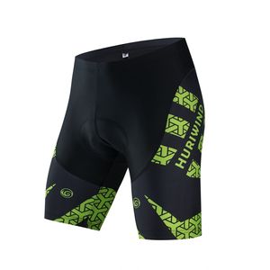Men Cycling Shorts Black green Gel Pad Mountain Bike Shorts Outdoor Breathable Bike Tight Knicker