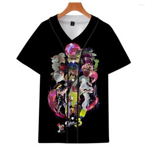 Men's T Shirts 2023 Splatoon 3 Baseball T-shirt 3D Printed Women/Men Short Sleeve Tshirt Harajuku Fashion Streetwear Clothes