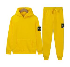 Stone Jacket Island Осень-зима мужские брюки с капюшоном спортивная одежда брендовая повседневная однотонная женская разноцветная куртка с капюшоном комплект из 2 предметов Stone-Island Jacket 3 2XJT