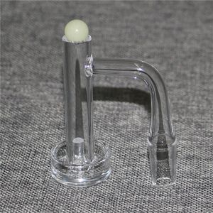 Raucherzubehör Flat Top Control Tower Terp Slurper Quarz Banger mit Glasmarmorkugelkappe Säulenset 10mm 14mm Slurpers Nägel für Wasserbongs Dab Rigs