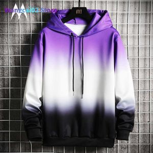 Men's Hoodies Sweatshirts Men's Hoodies Sweatshirts Mens Street Hip Hop Hoodies Fashion Gradient Sweatshirts Spring Casual Harajuku Men Hoodie Long Sleeve 021523H