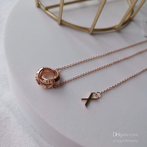 Herzschmuck Silber Gold Linkkette mit echter Diamant -Anhänger Tennis Halsketten Set überlappende 18K -Anhänger Designer Damen Herren Paar Mode Hochzeitsfeier Mädchen Mädchen