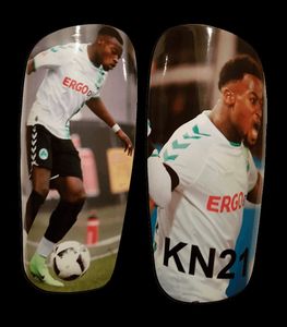 Schutzausrüstung VIP Dropship Maßgeschneiderte Sublimationsdruck Schienbeinschoner Pads Personalisierte Erwachsene Kinder Fußball Fußschutz Fußball Schienbeinschutz 230215