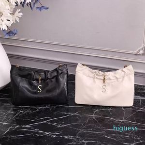 New designer armpit bag luxury sheepskin wrinkle girl chain bag hobo high-cold style high-end brand-name single product re-engraved bags with letter decoration 24cm