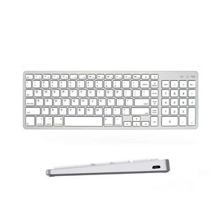 Keyboard Multi-Device Bluetooth bezprzewodowa klawiatura tablet bezprzewodowa klawiatura kompatybilna z systemem Windows Mac OS iOS Android dla MacBooka Air IMac T230215