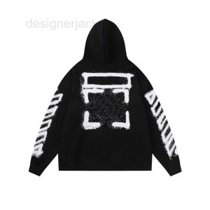 Men's Hoodies & Sweatshirts Designer Spring and Autumn Street Fashion Ouma Splash Dyeing Back X Print Men Women Couple Sports UGPP