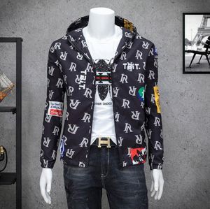 2023 MENS JACKETS Fashion Letters Print Jacket Coats Windbreaker Luxury Men Kvinnor Streetwear Waterproof Outterwear Coat Multi Style