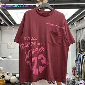 Męskie koszulki T-shirty T-shirt Mężczyźni Kobiety 1 Wysokiej jakości przesadzony spersonalizowany duży druk T-shirt Hip Hop Street Dance Retro Nostalgic Tee 021523H