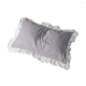Pillow Case Delicate Cushion Comfortable Touch Cover Non-fading Princess Style Slip Decorative