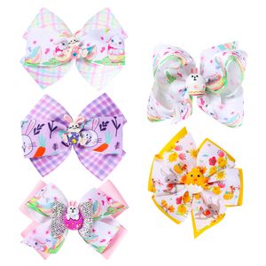 Simple Cute children Hair Accessories fashion baby girls rabbit bow hair clip Bunny Easter party kids Barrette Y002