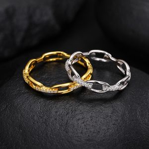 Tamanho 6-12 J￳ias de anel encantador 925 Sterling Silver Moissanite Diamond Ring para homens Mulheres Party Wedding Good Presente