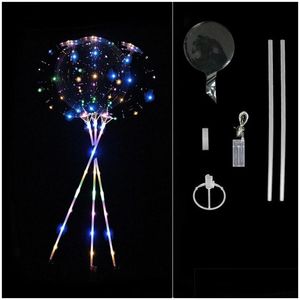 Balloon New Luminous Led Led Balloons с палкой NT Bright Lighted Kids Toy Dostration