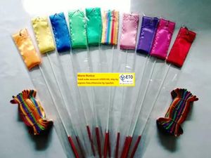 Fedex DHL4M Gym Dance Rhythmic Art Gymnastic Streamer Baton Twirling Rod Mix Color 100pcslot