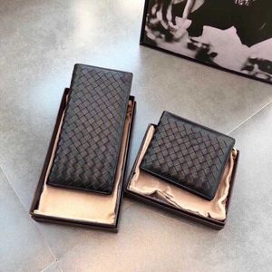 Wallets Black E Women Clutch Lady Long Short Weavn Wallet Leather Single Classical Cardholder Purse 221031