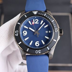 Mens assistem a relógios de movimento mecânico automático de 44 mm de designer de negócios de moda relógios Montre Rubber