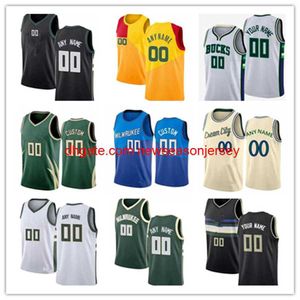 Stitch Custom 75th Men Men Men Women Youth Basketball Jerseys Giannis 34 Antetokounmpo 7 Грейсон Аллен Бобби 9 Портис -младший 21 праздник