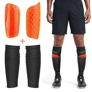 Gear ochronne 1 para piłkarska legginsy młodzieżowe skarpetki Pad Professional Shield Leggins Rleeves Bezpieczeniowy sprzęt 230215