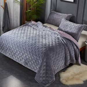 Set biancheria da letto 3 pezziSet 230x270 Copriletto in velluto invernale sul letto 230x250 Plaid sul divano Copriletto Coperta Trapunte Coprimaterasso per letto matrimoniale 230214