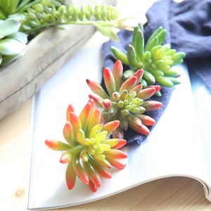 Decorative Flowers Artificial Lotus Plants Succulent Grass Desert Landscape Arrangement Garden Decor