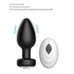 Massaggiatore giocattolo del sesso Sissy Roba sexy Controller anali gay Plug God Annal Donne Vibratore Uomini Masturbatore 2 Manicotto a sfera Uretrale Tette 0104