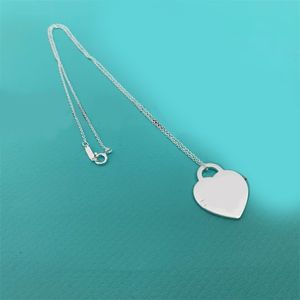 Designer pendant jewelry silver plated womens Necklaces letter men cool teen girls trendy elegant classical chain designer luxury heart jewellery tag necklace E23