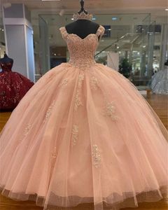 Quinceanera Dresses Princess Sweetheart Speicins Ball Gown with Crystal Beding Lace-up Tulle Sweet 16 Debutante Party Birthday Vestidos de 15 Anos 08