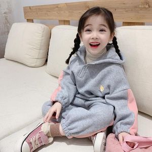 Set di abbigliamento per bambini ragazze graziose hooodies a due pezzi da bambino set di abiti per bambini per adolescenti donne donne 12 13 anni 15 anni autunno