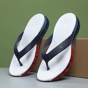 Kapty Letnie wysokiej jakości pełne poduszki z powietrza Palm Designer Sandały Mężczyźni Home Casual Shoes Man Platforma Flip Flip Flip 38-46 RozmiarSlippers