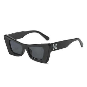 OFF Luxury sunglasses designer Top WHITE for men and woman Trend Brand Square Arrow x Frame Eyewear Bright Sun Glasses Sports Travel Sunglasse with original box