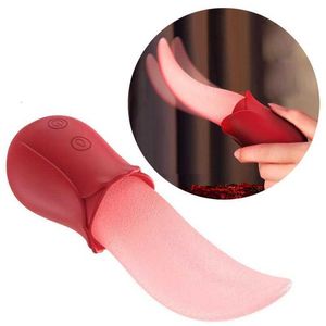 Sex Toy Massager Tongue Anti-Stress Toys Swing fick slicka uppladdningsbar lång dildo perinee Vaginal Women Vibrator Men Godemichets Cleaner