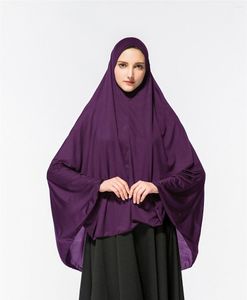 Ethnic Clothing Islamic Muslim Long Hijab Prayer Garment Women Turban Ramadan Head Scarf Formal Jilbab Abaya Hijabs Musulman Khimar