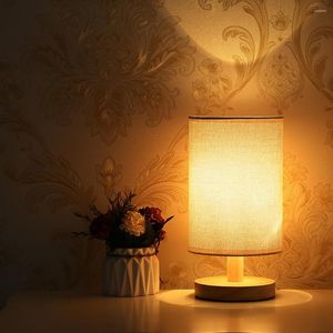 Tischlampen Holz LED Lampe Nordic Dekoration USB Powered Leselicht Augenschutz Haushaltsgeräte für College-Schlafsaal