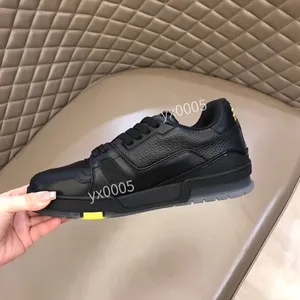 أحذية غير رسمية للرجال مصمم أزياء رسائل Canvas Denim Ebony Sneakers Size38-45