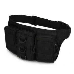 Unisex Outdoor Sport Casual Tattico Passanti per cintura Marsupio Molle Marsupio militare