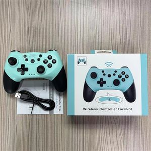 7 F￤rger i Stock Bluetooth Remote Wireless Controller Nintendo Switch Pro Gamepad Joypad Joystick f￶r Switch/Switch Lite Console med Retail Box DHL