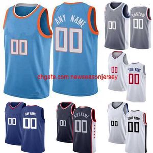 bordado personalizado 2022 camisas de basquete masculinas crianças Leonard Paul George John Wall Reggie Jackson Norman Powell Kennard Nicolas Batum Terance Mann Marcus Jersey