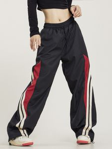 Kvinnors byxor capris houzhou baggy kvinnor svettbyxor breda ben joggar casual streetwear y2k vintage koreansk svart överdimensionerad grundläggande sportbyxor kvinnlig 230214