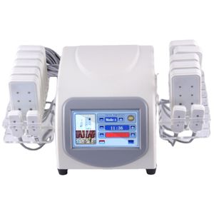 Abnehmen Maschine Förderung Diode Lipo Laser LLLT Therapie 160MW 635nm 650nm Lipolyse 14 Pads Verlust Gewicht Fett auflösen Körper