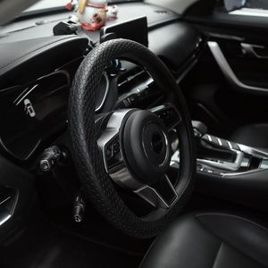 Steering Wheel Covers RYHX Wholesale High Quality Fashion Honeycomb Design Colorful Flexible Car Accessories Custom Silicone Cover