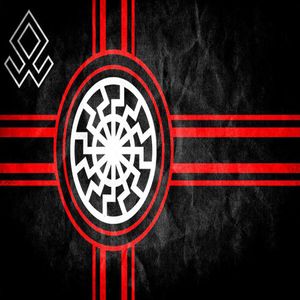 Siyah güneş bayrağı kolovrat slav sembolü güneş tekerleği svarog gündönümü bayrağı 3x5ft 90x150cm özel bayrak ev dekoru polyester dekorasyon249c