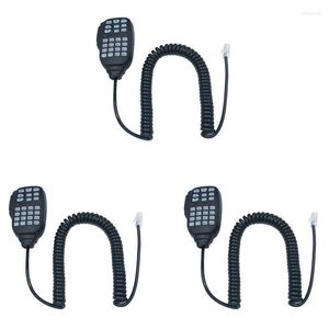 Mikrofoner 3x HM-133 MIC-högtalarhandhållen axel för ICOM-radio IC-207H IC-880H IC-2820H IC-E282 RJ-45 IC-2725E