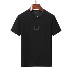 Designer T-shirts för herr svart och vit klassisk färg broderade alfabet tryck flera stilar slim fit andas 100 % bomull fritid lyx mode3XL