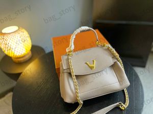 LOCKME EVER Mini Tote Shoulder Bag Vintage Sleek shape Flap Bags evening bag Fashion Handbag Women Purse Wallet Designer Lock